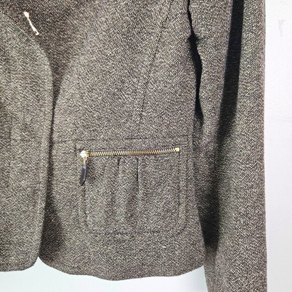 Ann Taylor Women's Wool Blend Tweed Blazer Jacket Size 2 -Pockets Fall Fashion - Picture 8 of 12